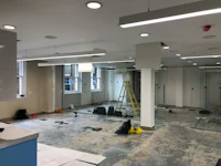 Photo of office electrical installation 